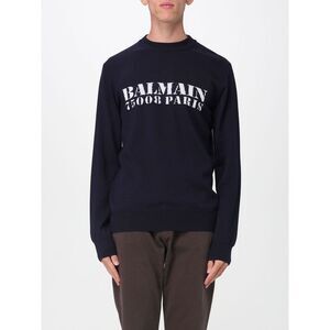 Balmain Sweater Men Blue